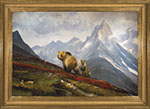 Michael Coleman - Looking for Whistlers. Oil on canvas board.