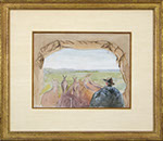 Vincent Colyer - View from the Front of My Ambulance. Watercolor.