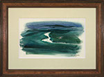 Francis Golden - Scouting By Air. Watercolor painting.