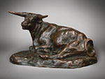 Charles Marion Russell - Longhorn Steer. Bronze (Posthumous).