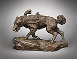 Charles Marion Russell - Malamute. Bronze (Posthumous).